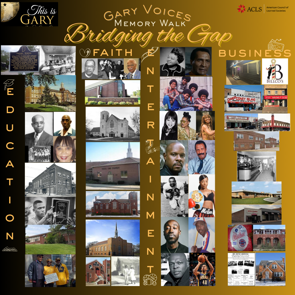 Gary Indiana Midtown Fest Memory Walk Poster